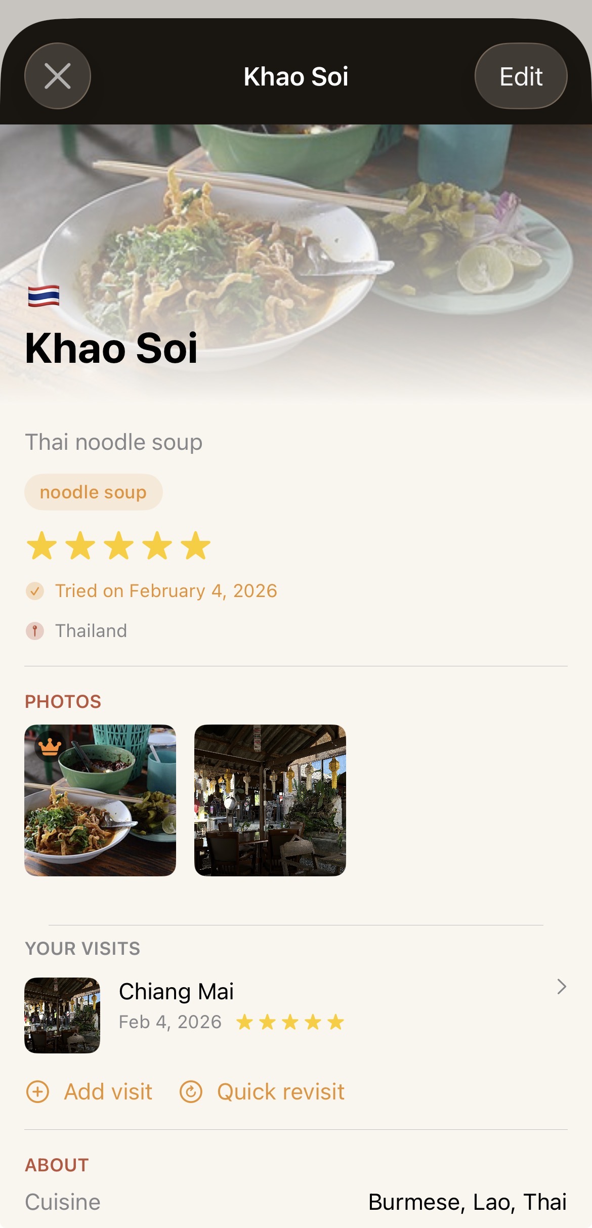 Dish Details